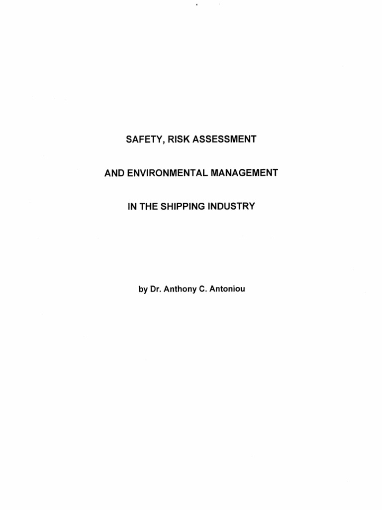 DR Anthony C Antonio - Safety Risk Assessme - may.2002.SECP | PDF ...