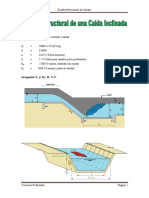 Diseno Estructural de Una Caida Inclinad