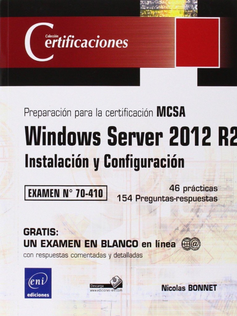 70-410 Windows Server 2012 R2 - Instalación y Configuración PDF | PDF ...