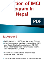 Evolution of IMCI Program in Nepal