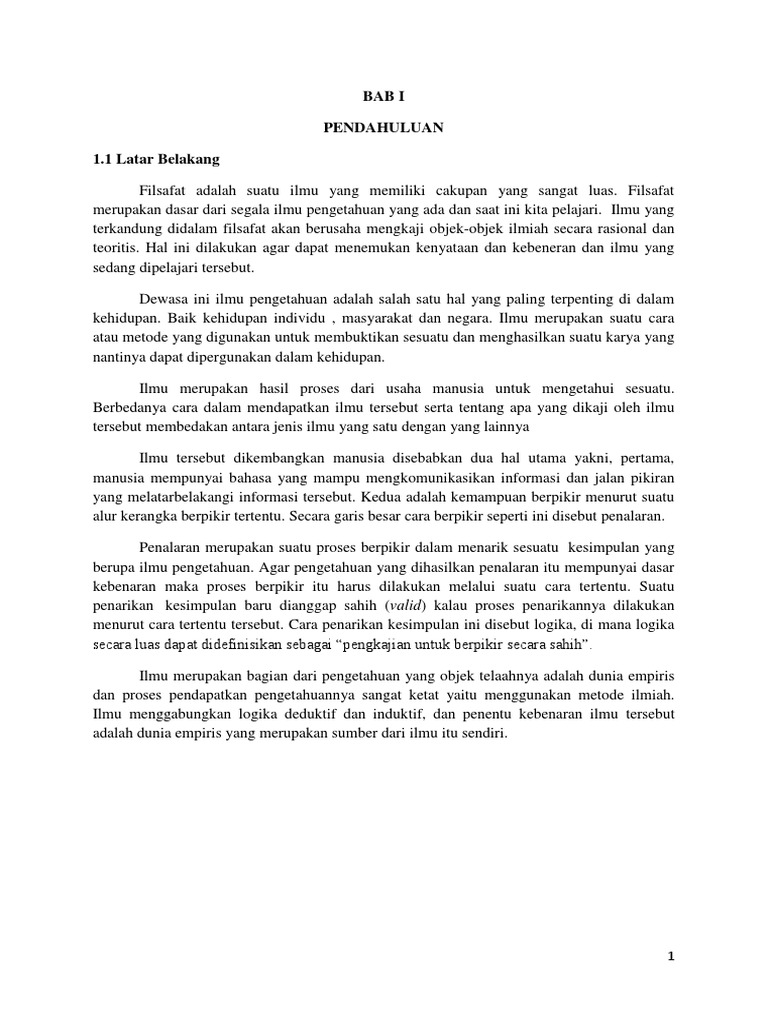 Makalah Filsafat Lengkap
