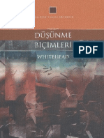 Alfred North Whitehead - Düşünme Biçimleri