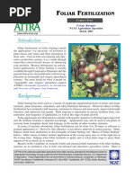 Download Foliar Fertilization by Pennsylvania Association for Sustainable Agriculture SN35260362 doc pdf