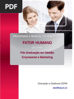 Fator Humano - Manual e Programa Integrados