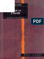Peter de Bolla - Sanat Ve Estetik PDF