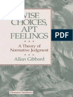 Gibbard, A (1992) - Wise Choices Apt Feelings