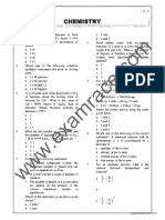 Chemistry Mock Test 3 PDF