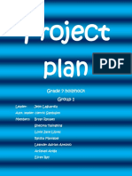 Grade 7 Project Plan for Group 1