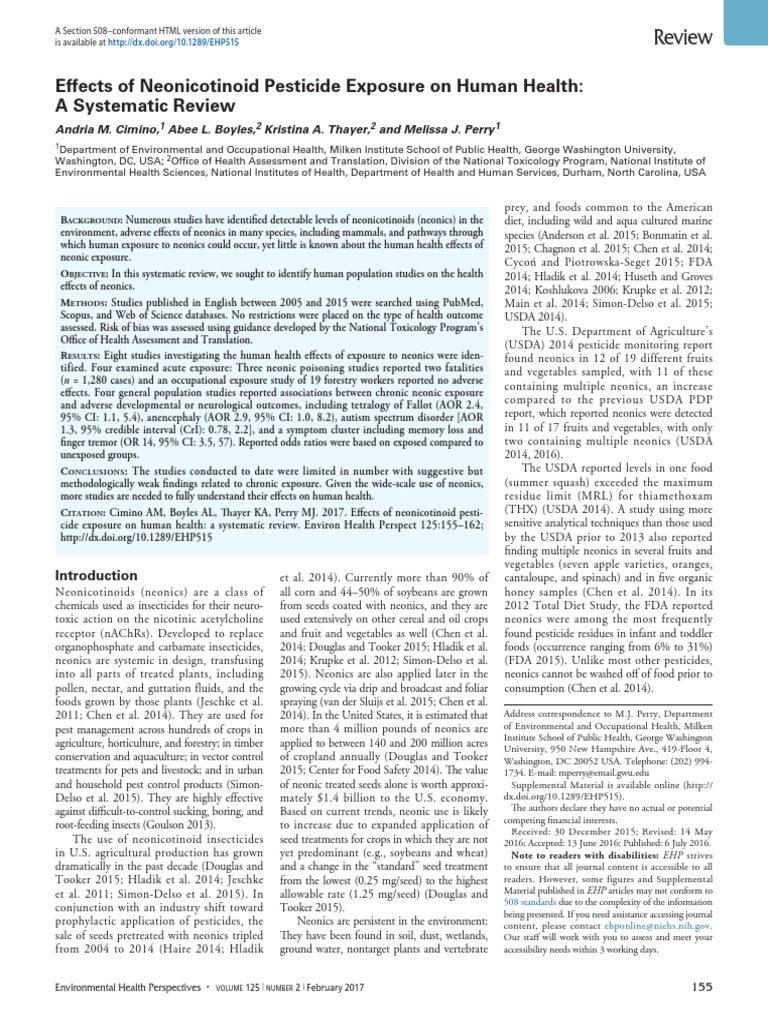 Effects of pesticides on humans picture