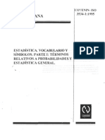 3534-1-1995. Estadistica. Vocabulario y simbolos. Parte 1. Terminos relativos a las probabilidades y estadistica general.pdf