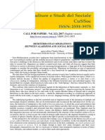 Call for Papers Vol. 2 (2)-2017 - CuSSoc