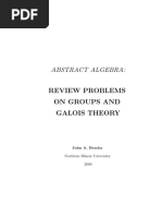 Abstract Algebr Review Problem PDF