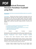 Download Cara Membuat Rumusan Masalah Penelitian Kualitatif Yang Baik by Mirza Shahreza SN352611322 doc pdf