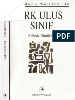 Balibar Ve Wallerstein - Irk - Ulus - Sınıf - Metis Yay-1995-Cs PDF