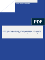 Consultas Comunitarias en El Ecuador, Pérez Guartambel (Yaku Sacha)