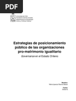 Estrategias de posicionamiento público de las organizaciones pro-matrimonio igualitario