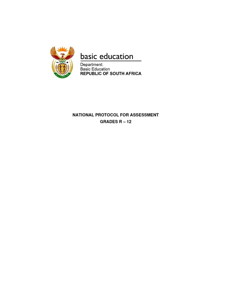 National protocol for assessment dbe pdf pdf educational