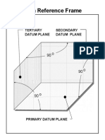Datum Reference Frame: Tertiary Datum Plane Secondary Datum Plane