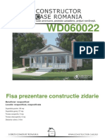 Fisa de Prezentare Zidarie - Antecalculatie WD060022 (Nespecificat, Nespecificat, Nespecificata) (WWW - Planuri-Casa - Ro) - Orientare Normala