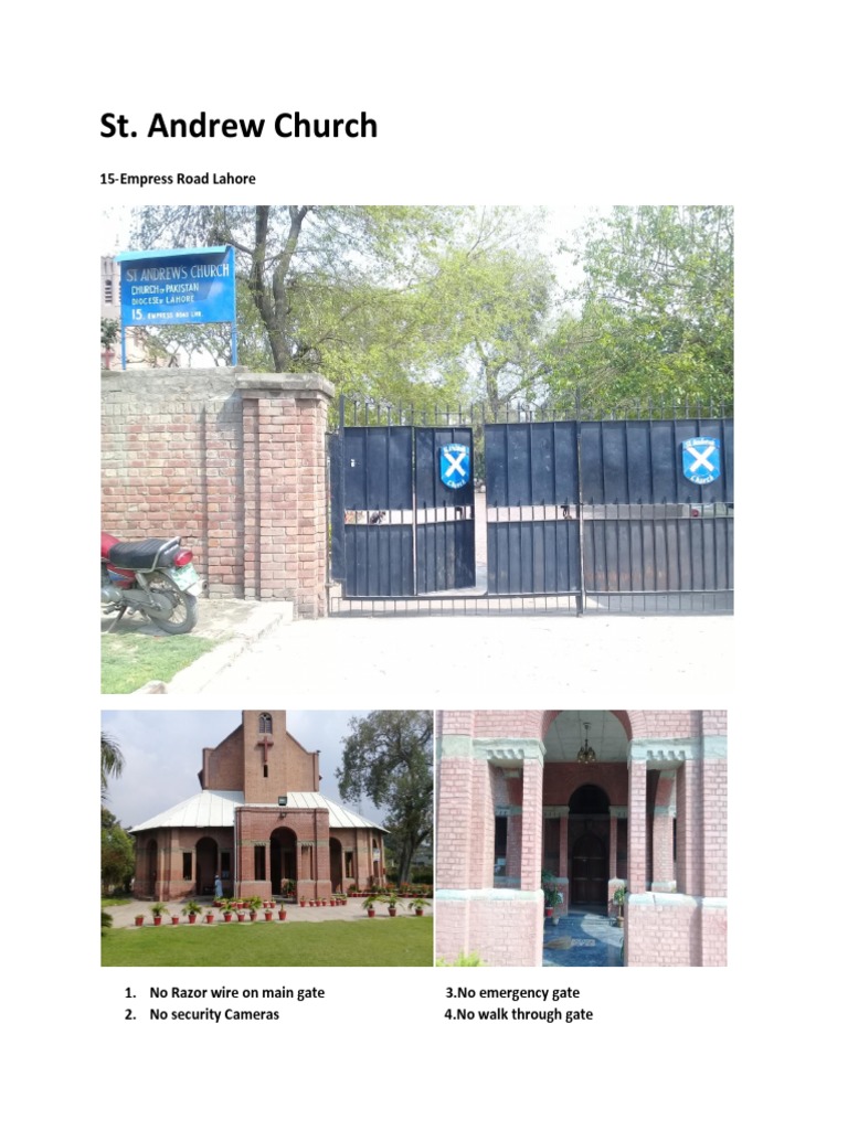 St. Andrew Church 15Empress Road Lahore PDF