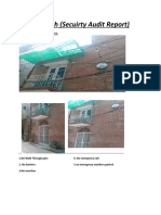 F.G.A Church (Secuirty Audit Report) : Paras Street Garhi Shaho Lahore