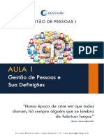 Aula 1 GP_Gestão de Pessoas e Suas Definições