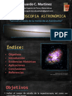 ESPECTROSCOPÍA ASTRONÓMICA