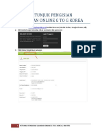 Petunjuk Pengisian Lamaran Online G To G Korea PDF