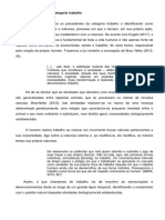 3.2.1. A Formulação Da Categoria Trabalho