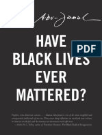 Table of Contents and Introduction to Have Black Lives Ever Mattered