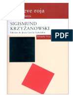 Sigismund Krzyzanowski La Nieve Roja PDF
