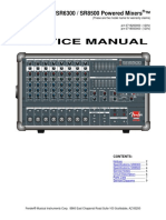 Fender SR 6300 SR 8500 Powered Mixer PDF