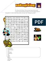 Find the Day After Thanksgiving in this Word Search Puzzle