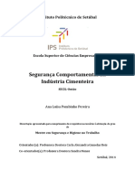 (Tese) Segurança Comportamental Na Indústria Cimenteira - SECIL-Outão