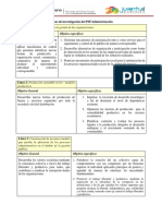 Líneas de Investigación Del PNF Administración