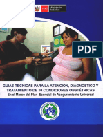 Minsa Guias Atencion DX y Tto 10 Condic Obstetricas