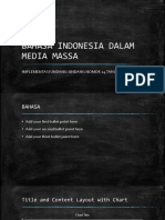 Bahasa Indonesia Dalam Media Massa