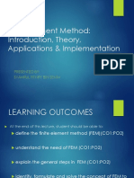 CES 512: Finite Element Method Introduction, Theory, Applications & Implementation