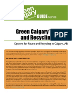 Reuse and Recycling Guide - Calgary, Canada