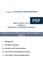 Drug Discovery & Development: Neal G. Simon, Ph.D. Professor Department of Biological Sciences