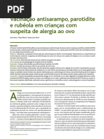 Alergia Ao Ovo e Vacinação