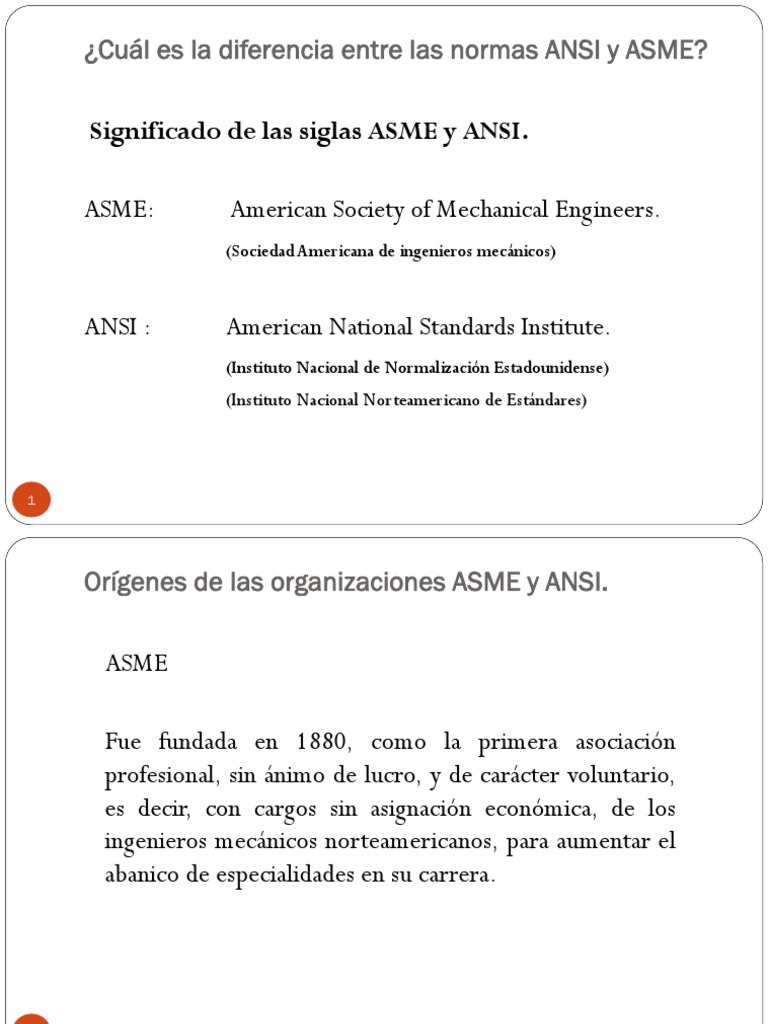 Diferencias ASME ANSI | PDF | Ciencia y Tecnología | Ingeniería