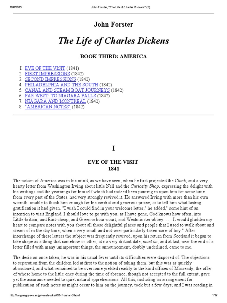 John Forster The Life Of Charles Dickens Pdf Charles Dickens