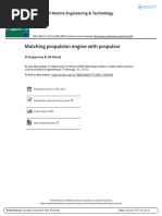 Matching Propulsion Engine With Propulsor