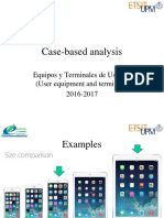 Case-Based Analysis: Equipos y Terminales de Usuario (User Equipment and Terminals) 2016-2017