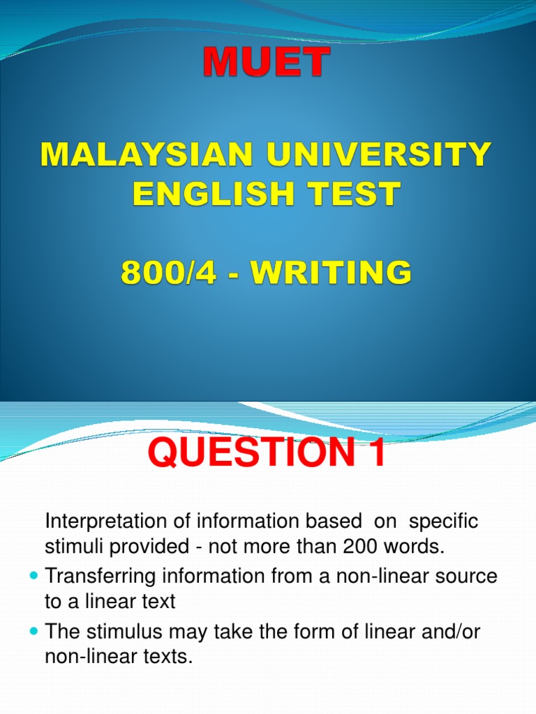 Muet preparation essay 08 picture