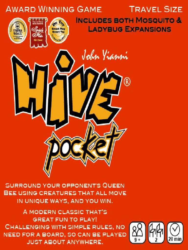 Hive (Game) Pocket Rules