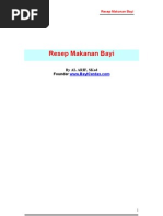 Download resep bayi by Arik Bliz SN35265721 doc pdf