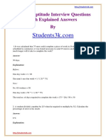 Sample Placement Paper