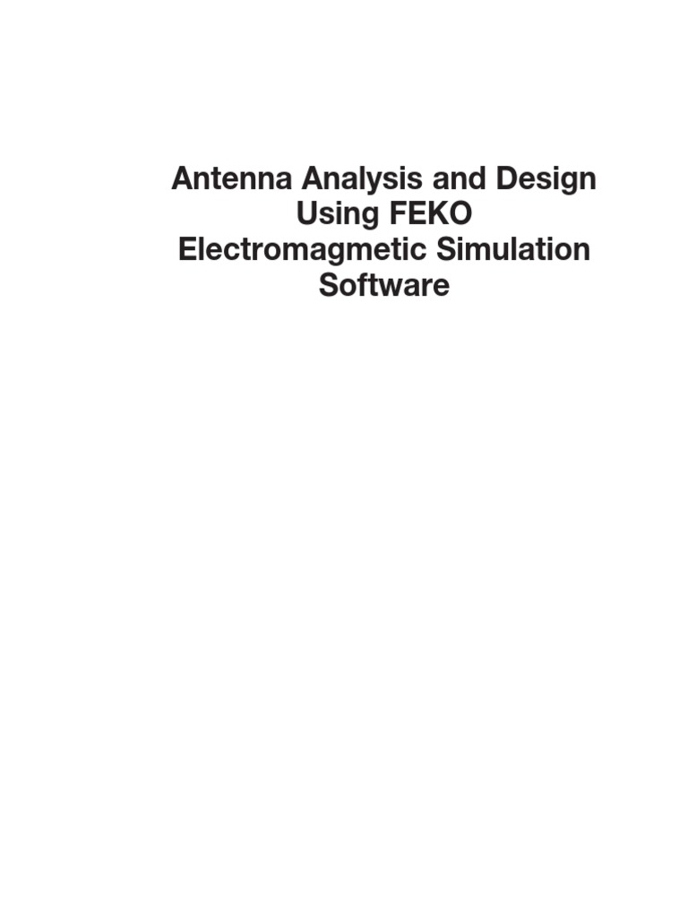 Putational Electromagnetics and Engineering PDF | PDF | Antenna
